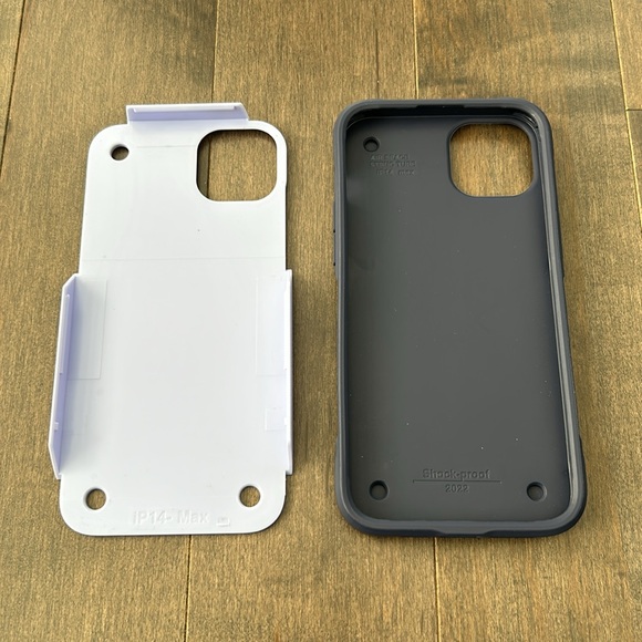 iPhone 14 PLUS Lilac Dark Purple Hard-Side Phone Case Shock Proof Accessory Tech - Picture 8 of 9